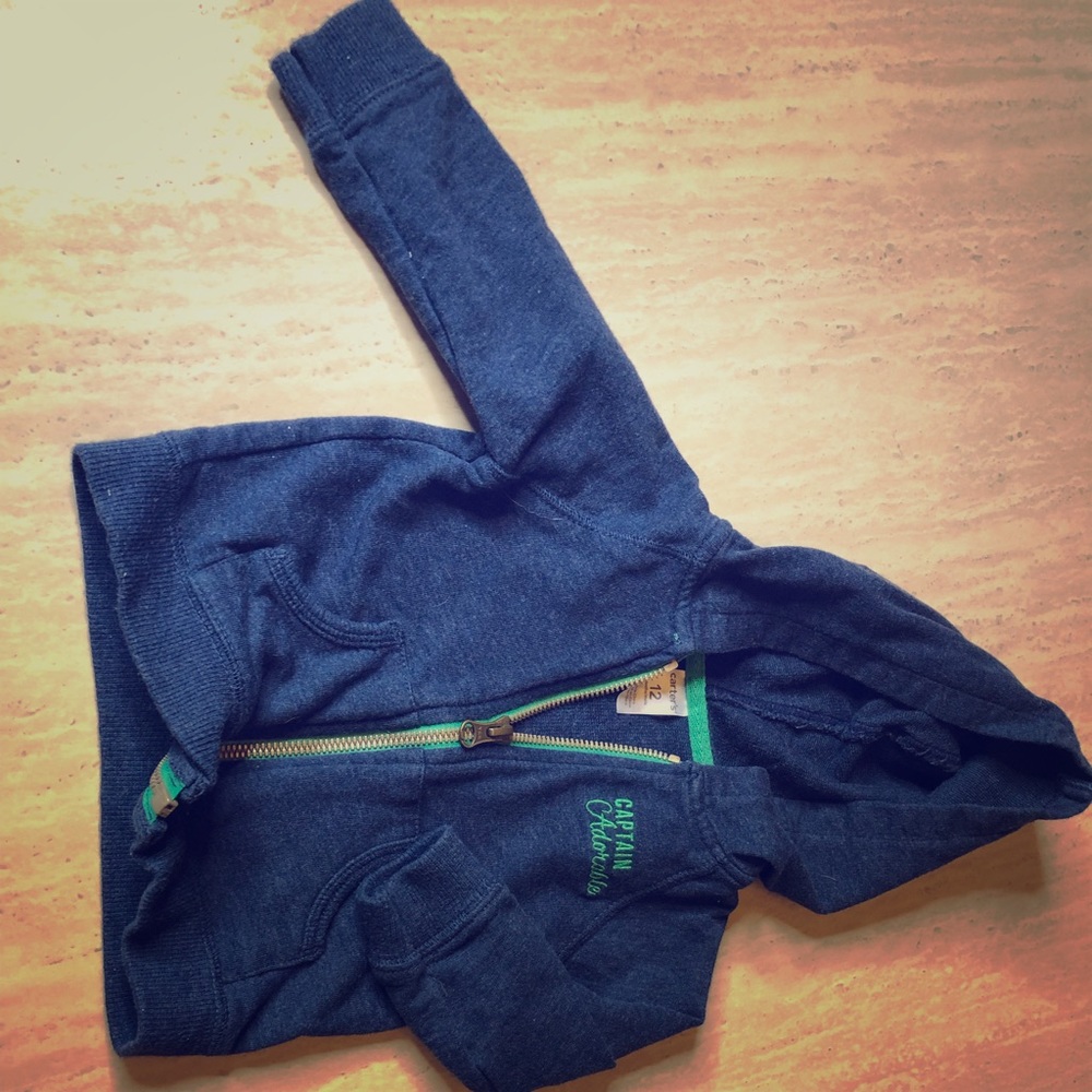 Carter’s Captain Adorable Zip up Hoodie